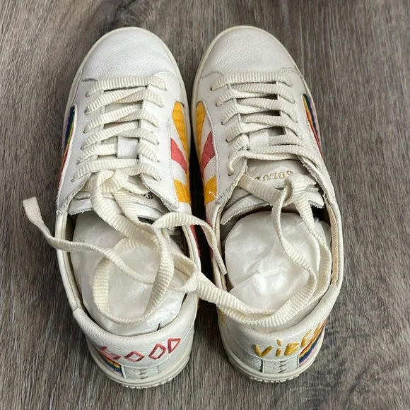 Soludos Rainbow Waves Sneakers Size 5 - Picture 7 of 16